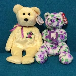 TY beanie babies. Mother.  Corsage